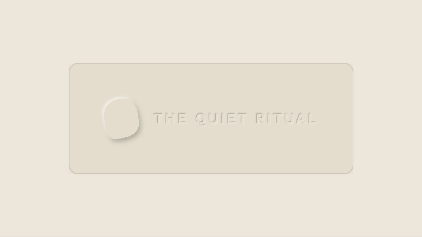 Your Quiet Ritual embossed logo